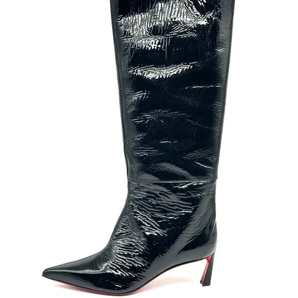 Christian Louboutin CONDOROCOMBO BOTTA 55 Tall Knee High Boots Heels